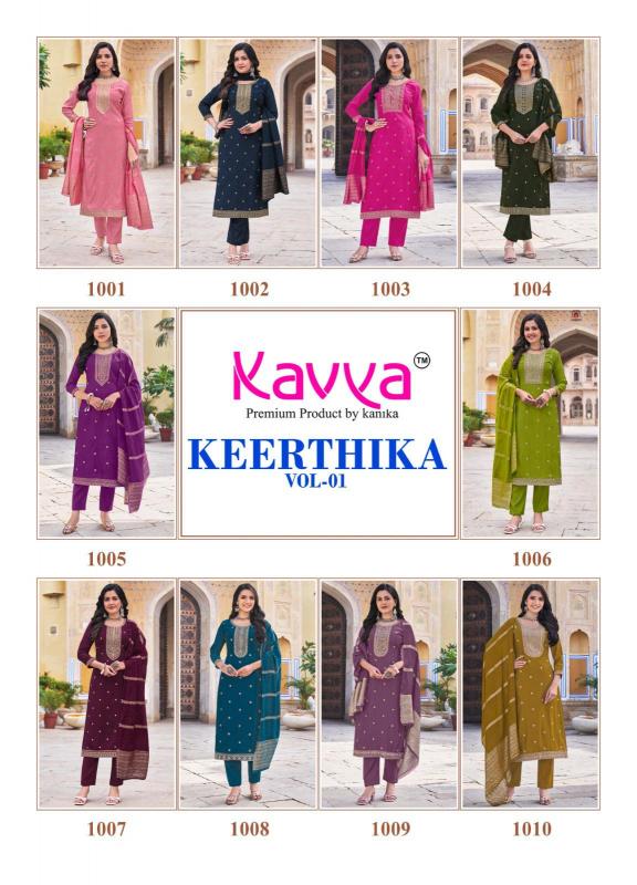 Kavya Keerthika Catalog manufacturer of kurti and tops in surat