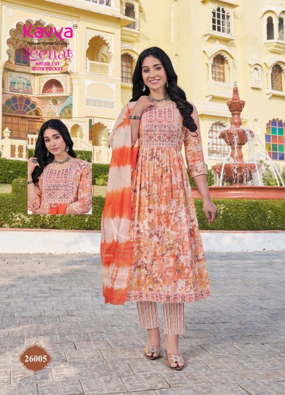 Kavya Zeenat Vol 26 Nayra cut Kurti Wholesale Catalog