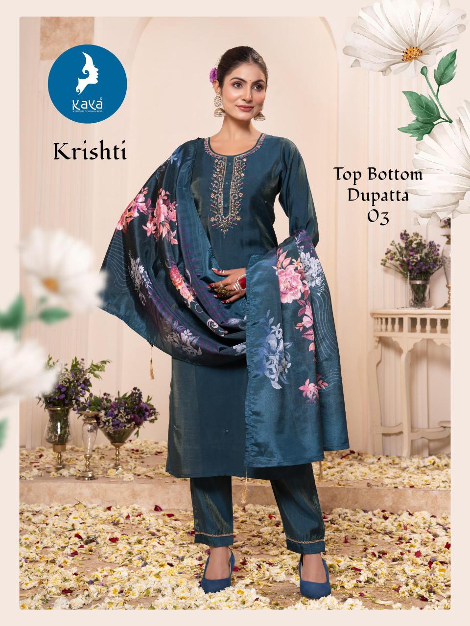 Kaya Krishti Roman Catalog Kurti Wholesale catalog 