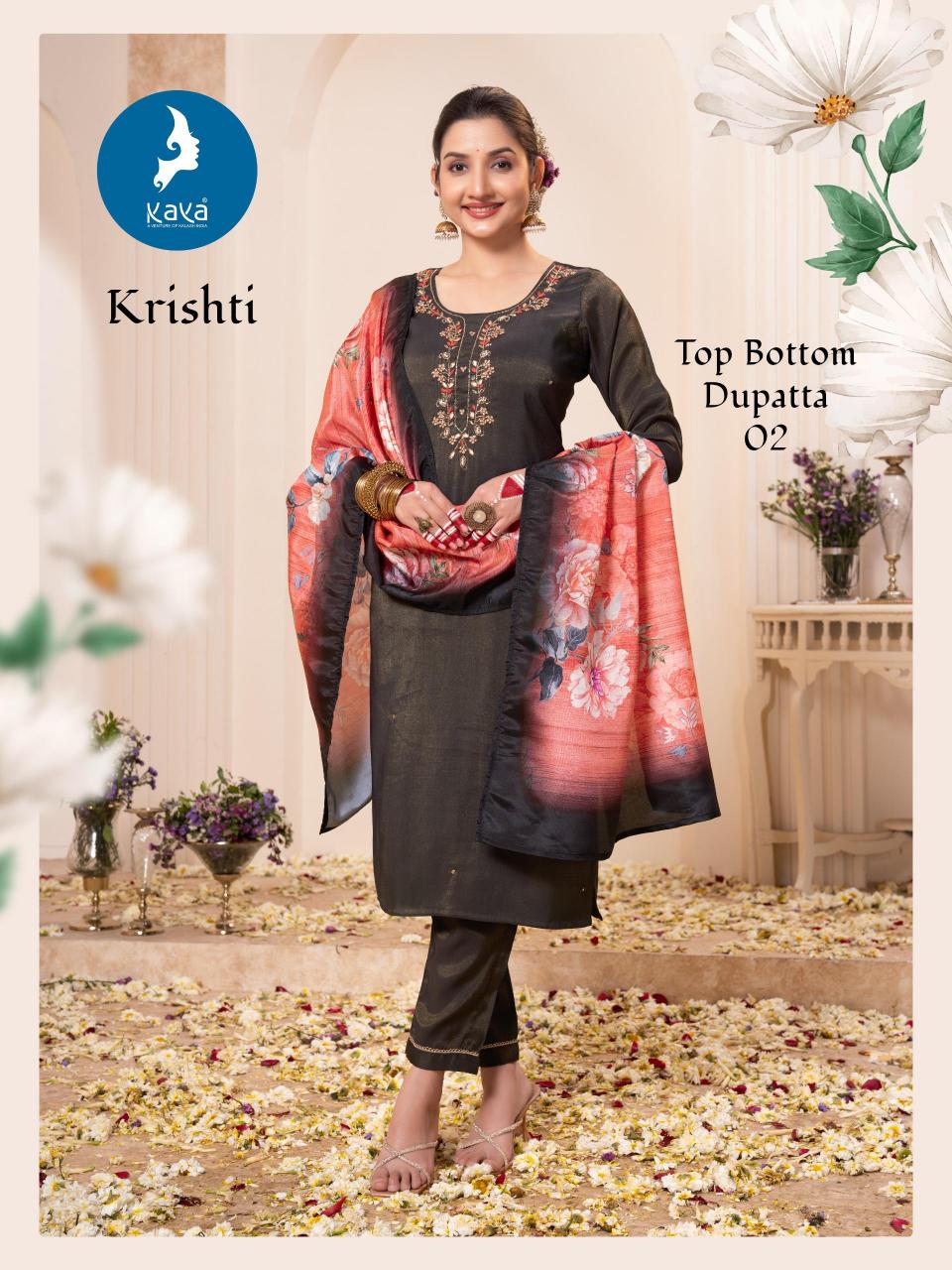 Kaya Krishti Roman Catalog Kurti Wholesale catalog 