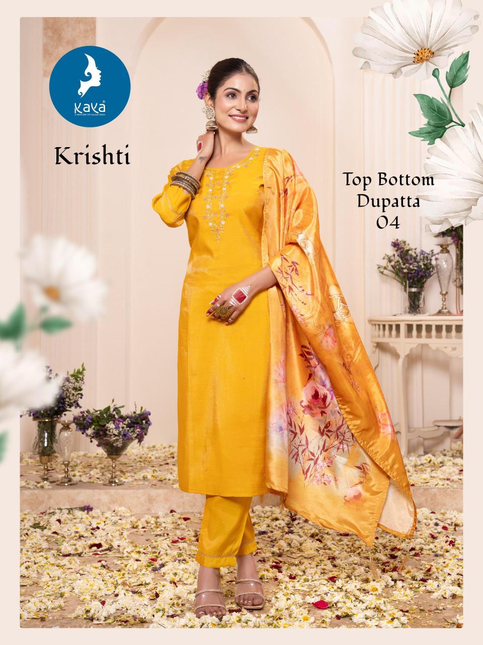 Kaya Krishti Roman Catalog Kurti Wholesale catalog 