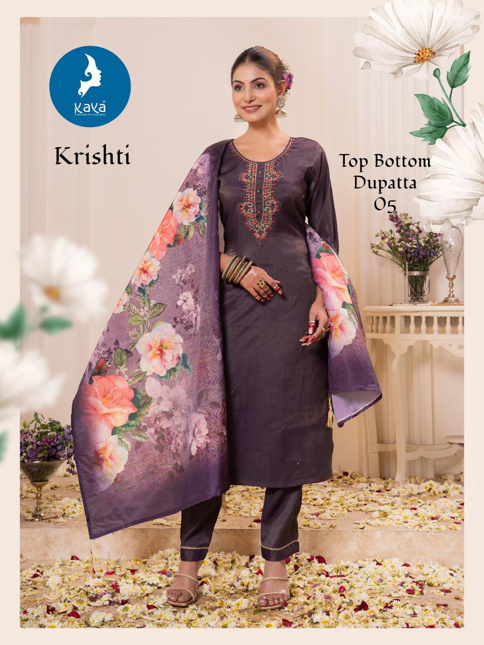 Kaya Krishti Roman Catalog Kurti Wholesale catalog 