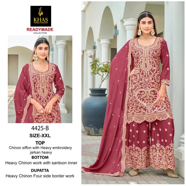 Khas 4425 Catalog Embroidered readymade salwar kameez wholesaler surat