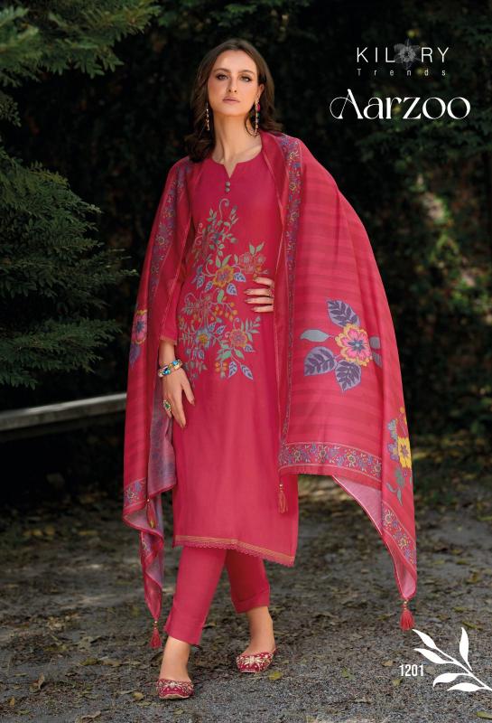 Kilory Aarzoo catalog wholesalers of salwar kameez in park street