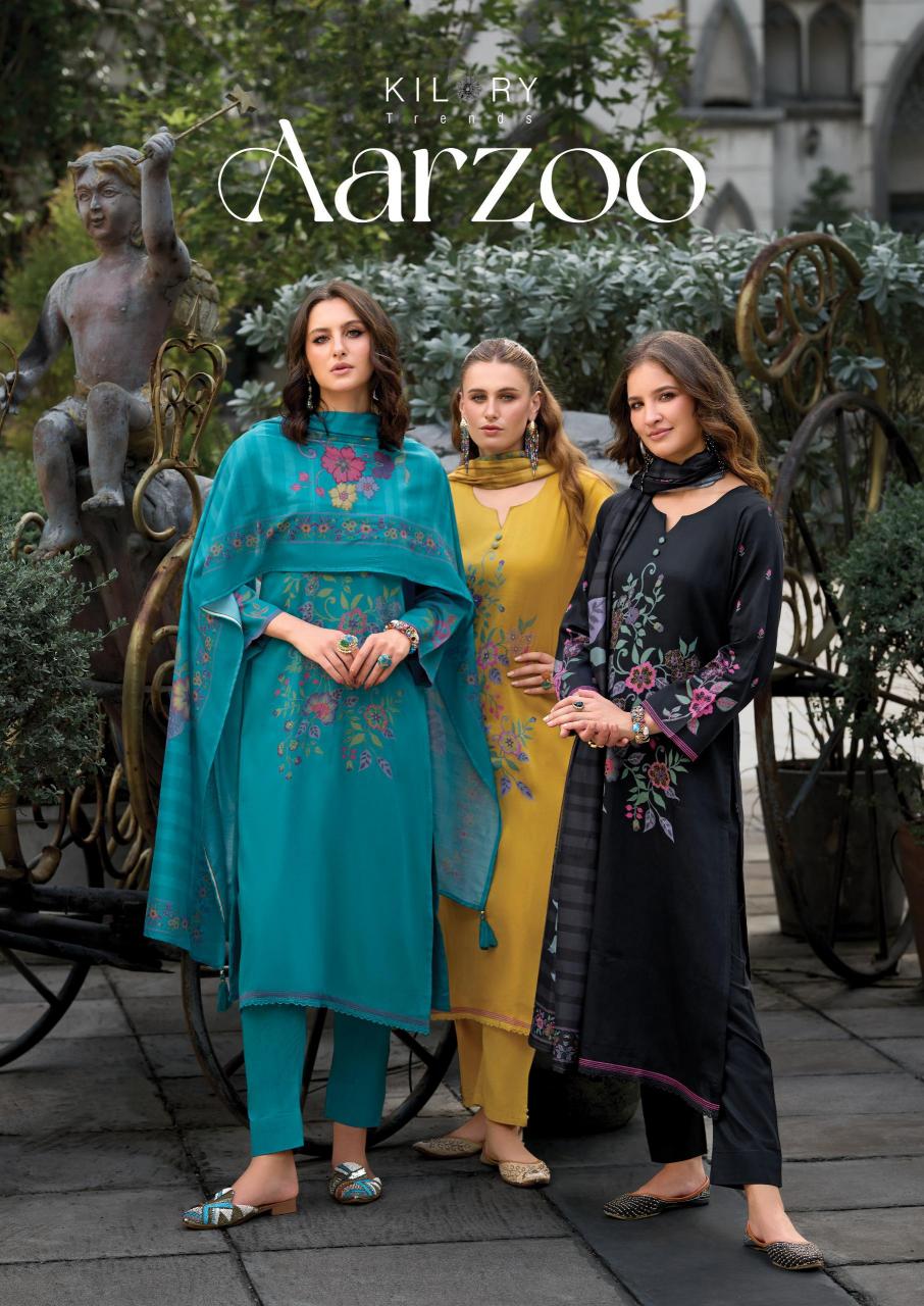 Kilory Aarzoo catalog wholesalers of salwar kameez in park street