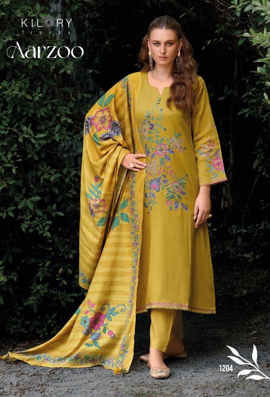 Kilory Aarzoo catalog wholesalers of salwar kameez in park street