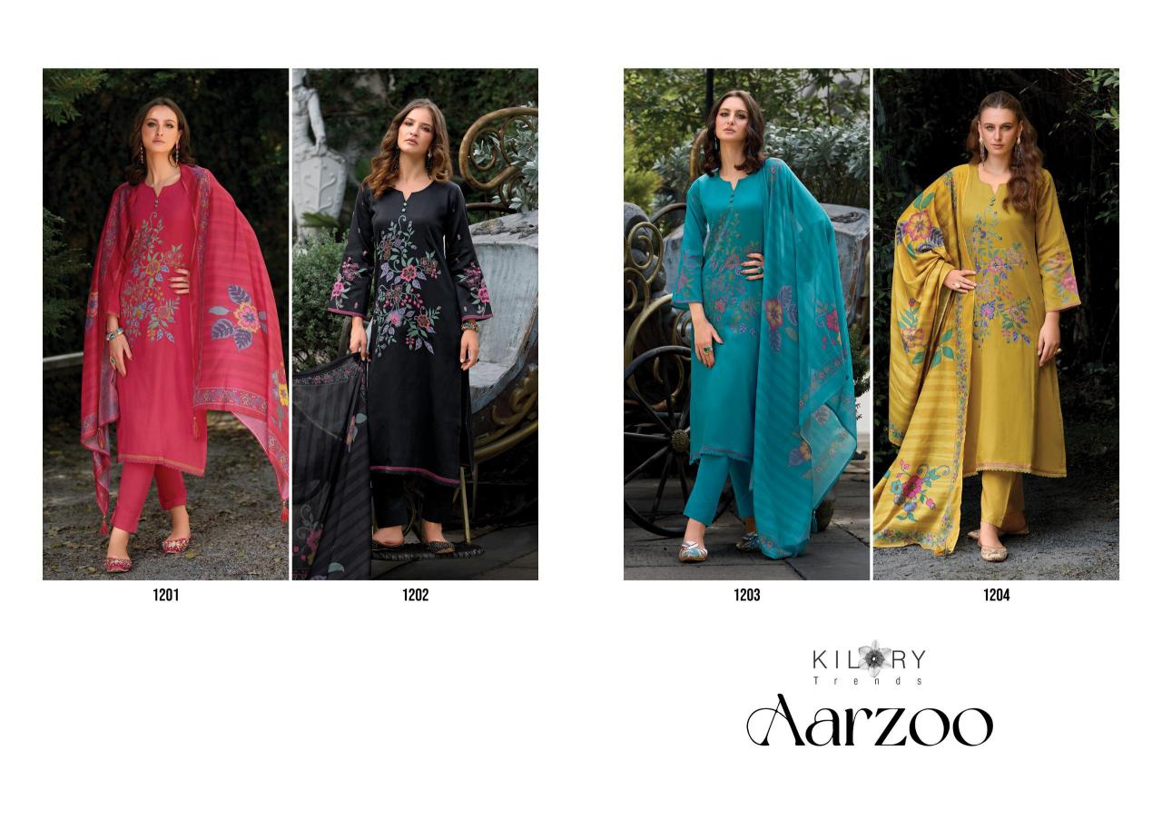 Kilory Aarzoo catalog wholesalers of salwar kameez in park street