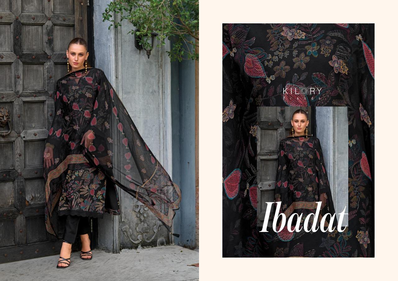 Kilory Ibadat wholesale salwar kameez suppliers in surat