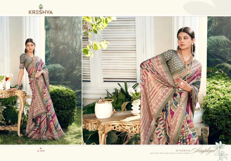 Kreshva Suhana designer georgette sarees online india