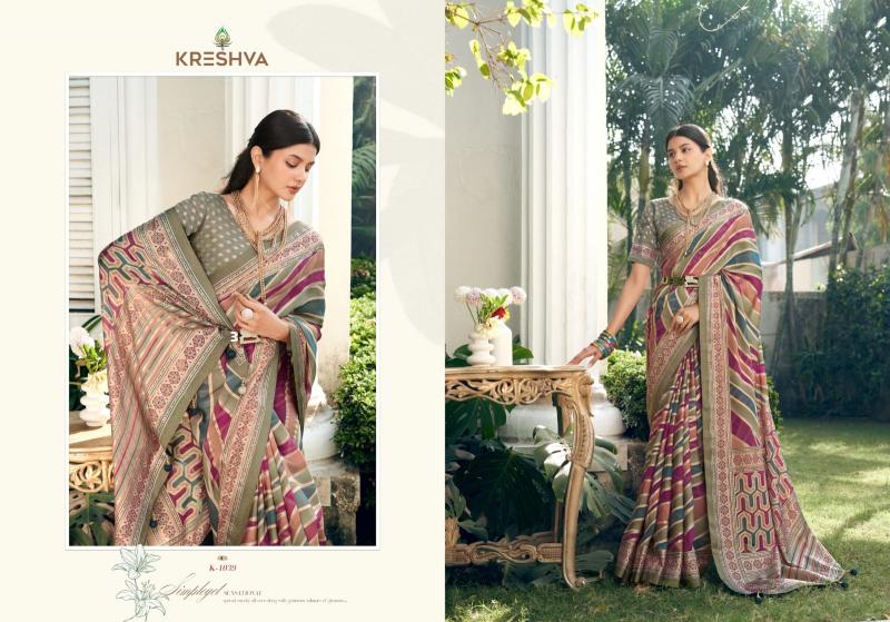 Kreshva Suhana designer georgette sarees online india