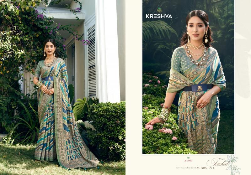 Kreshva Suhana designer georgette sarees online india