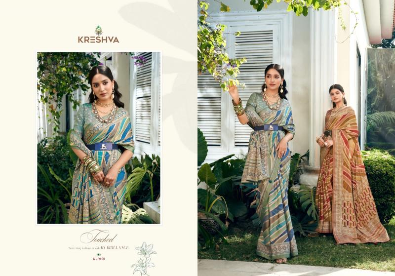 Kreshva Suhana designer georgette sarees online india