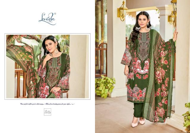 Levisha Naira Nx 12 Catalog cotton dress materials wholesale dealer in bharuch