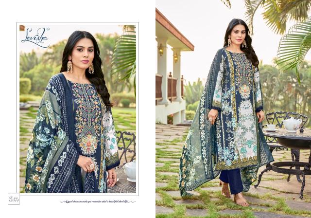 Levisha Naira Nx 12 Catalog cotton dress materials wholesale dealer in bharuch