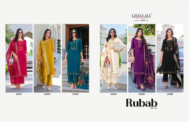 Lily & Lali Rubab Vol 2 Catalog buy indian kurtis online australia