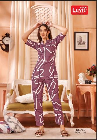 Luvit Kiana ladies night suit manufacturers