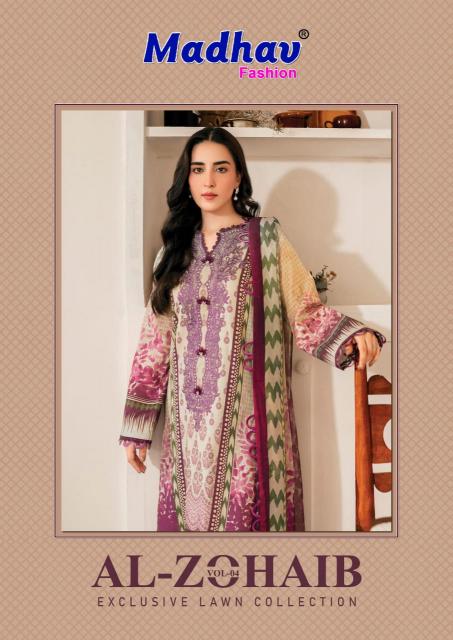 Madhav Al-Zohaib Vol-04 – Karachi Dress Material - Wholesale Catalog