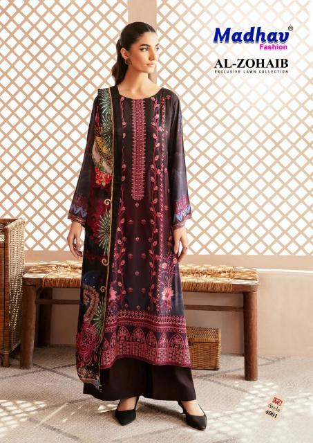 Madhav Al-Zohaib Vol-04 – Karachi Dress Material - Wholesale Catalog