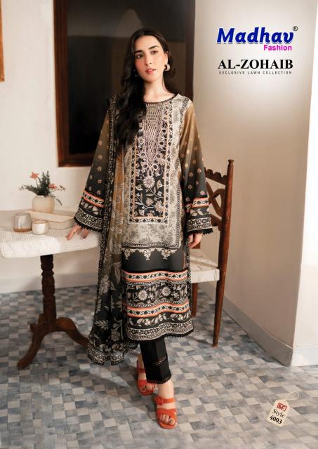 Madhav Al-Zohaib Vol-04 – Karachi Dress Material - Wholesale Catalog