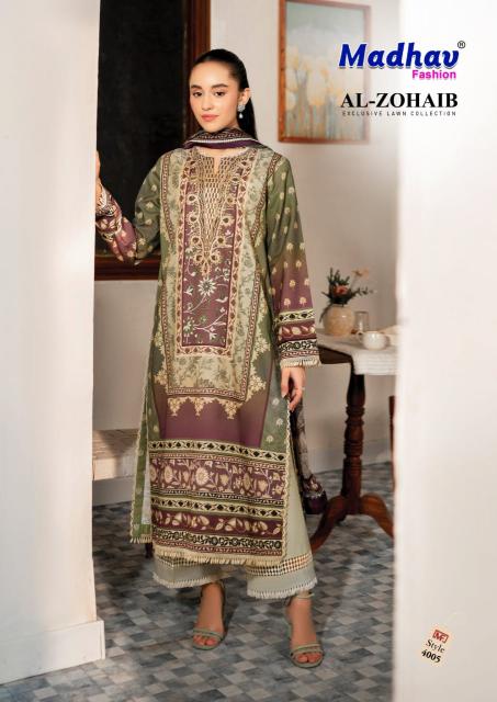 Madhav Al-Zohaib Vol-04 – Karachi Dress Material - Wholesale Catalog