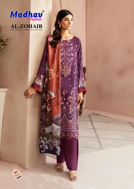 Madhav Al-Zohaib Vol-04 – Karachi Dress Material - Wholesale Catalog