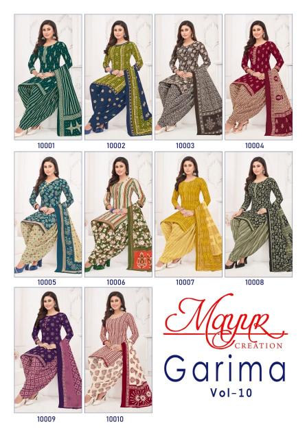 Mayur Garima Vol-10 – Dress Material - Wholesale Catalog