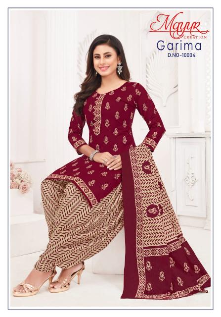 Mayur Garima Vol-10 – Dress Material - Wholesale Catalog