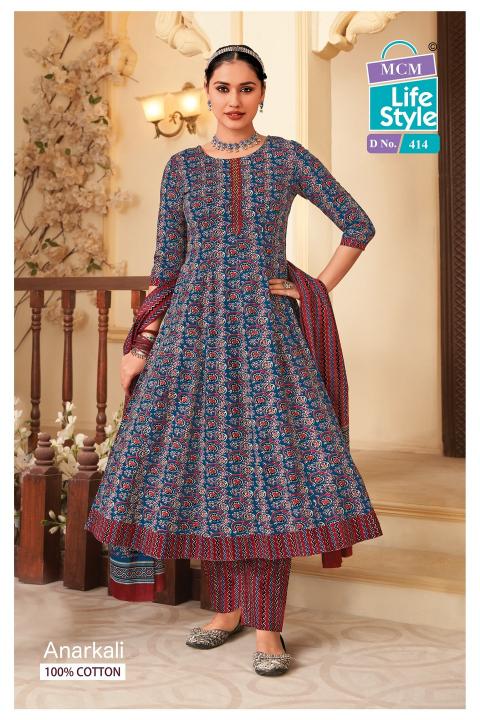 MCM Anarkali Vol-4 – Anarkali Style Kurti With Pant Dupatta - Wholesale Catalog