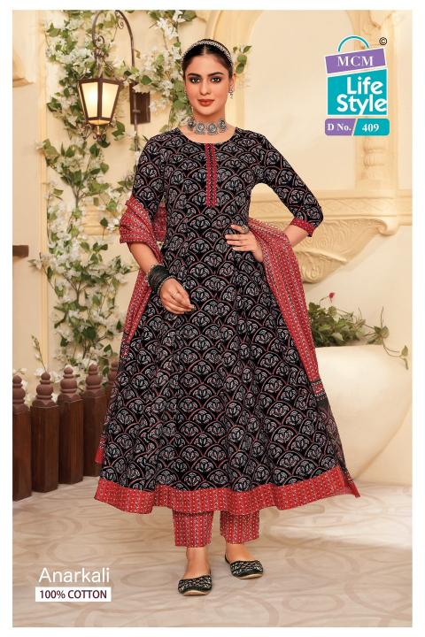 MCM Anarkali Vol-4 – Anarkali Style Kurti With Pant Dupatta - Wholesale Catalog