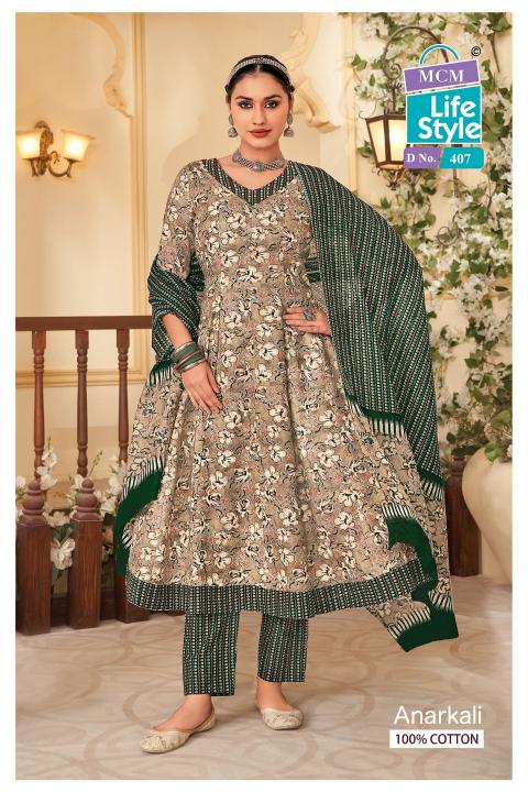 MCM Anarkali Vol-4 – Anarkali Style Kurti With Pant Dupatta - Wholesale Catalog