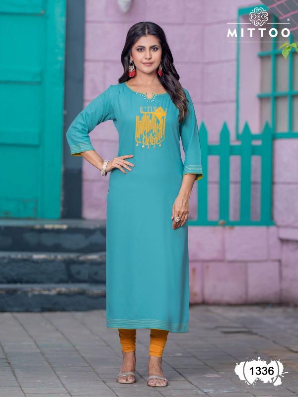 Mittoo Palak Vol 39 Catalog Kurti Heavy Rayon Wholesale 