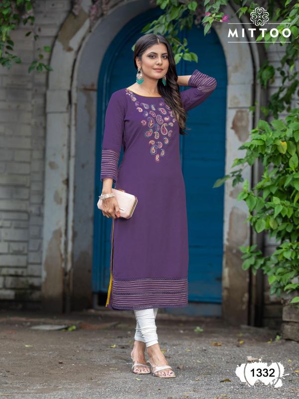 Mittoo Palak Vol 39 Catalog Kurti Heavy Rayon Wholesale 