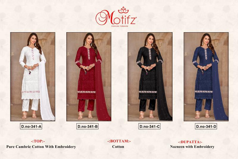 Motifz 341 Catalog new pakistani suit design