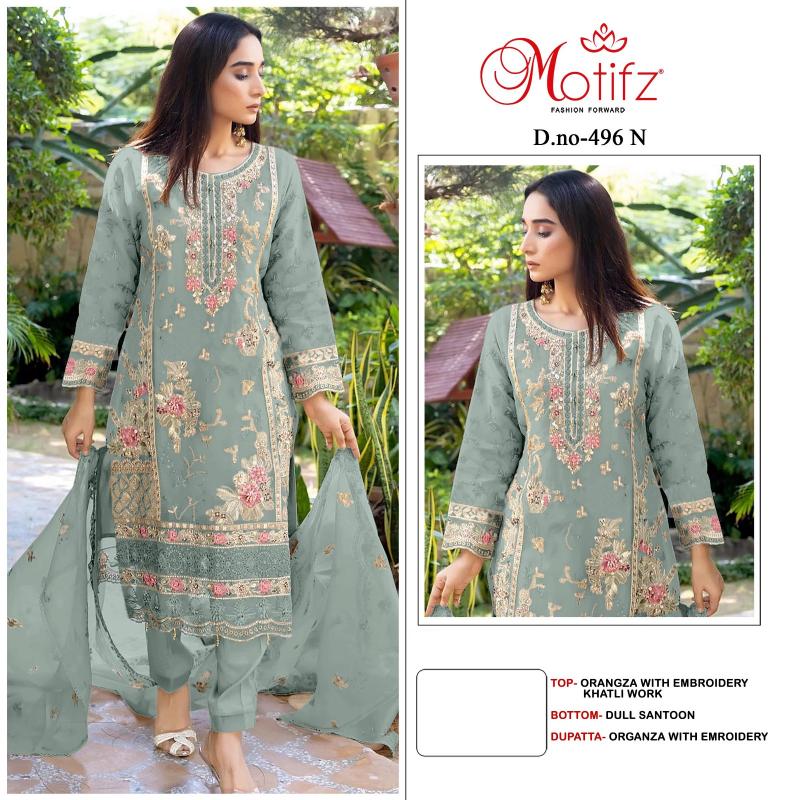 Motifz 496 Catalog pakistani suits in india