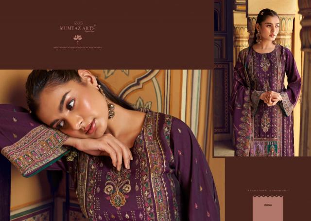 Mumtaz Arts Nayaab Aafreen branded dress materials wholesale in chennai