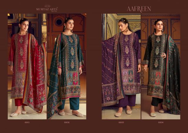 Mumtaz Arts Nayaab Aafreen branded dress materials wholesale in chennai