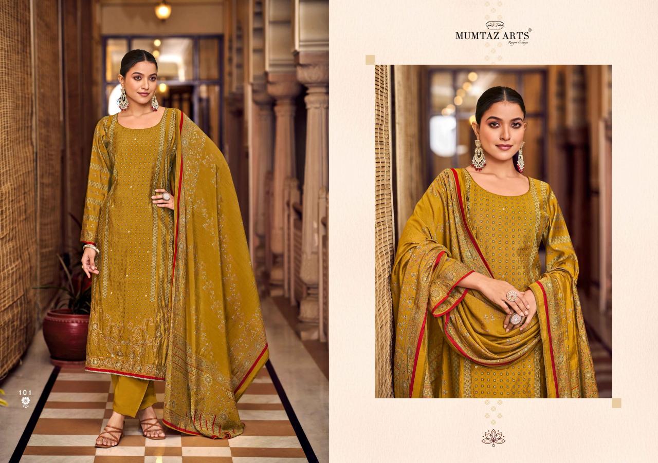 Mumtaz Arts Nayaab Mannat cheapest dress material wholesale