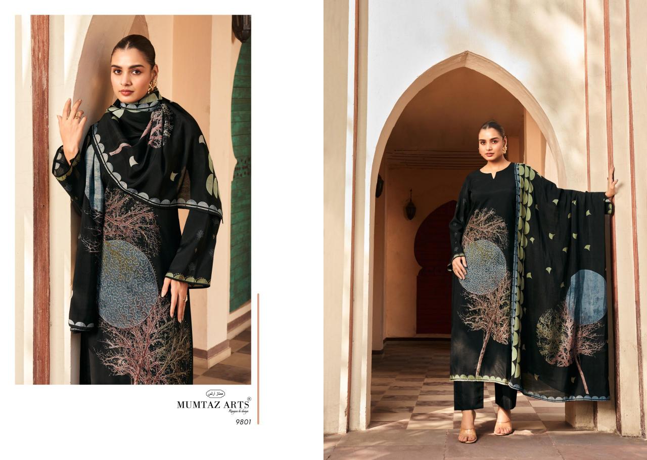 Mumtaz Arts Nayaab Ruthba Pure Viscose Musline Dress Materials Wholesale Catalog