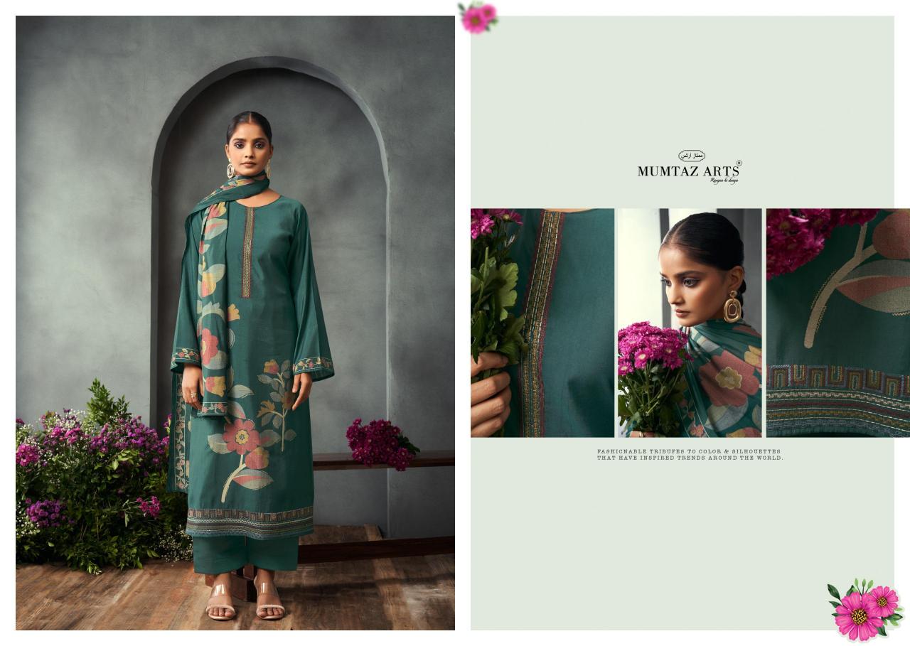 Mumtaz Arts Saaj Pure Viscose Musline Dress Materials Wholesale Catalog 