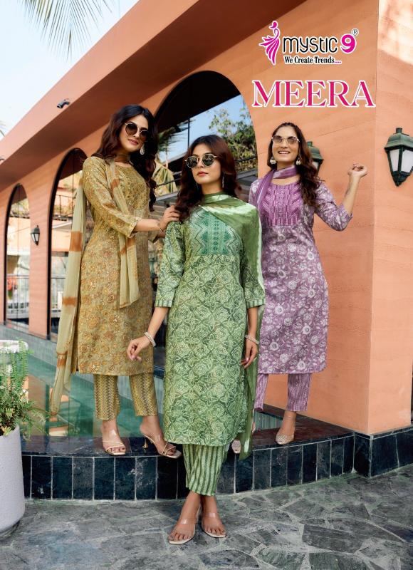 Mystic 9 Meera Vol 2 rayon kurtis wholesale online  