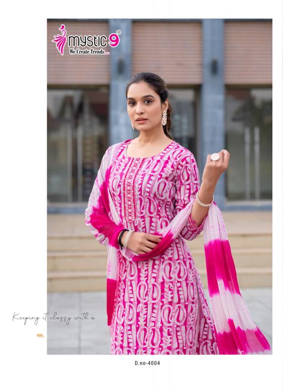 Mystic 9 Nisha Vol 4 cotton stitched kurtis online india