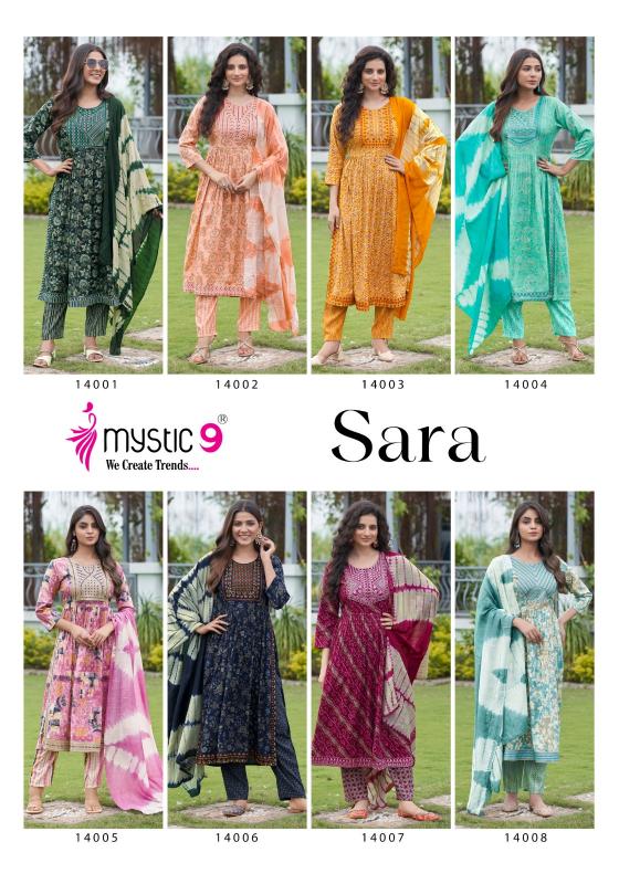 Mystic 9 Sara Vol 14 Catalog indian kurti wholesale