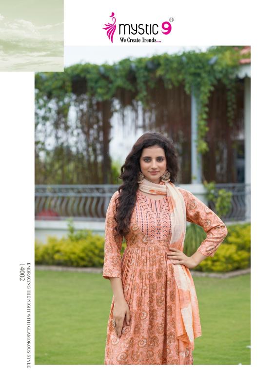 Mystic 9 Sara Vol 14 Catalog indian kurti wholesale