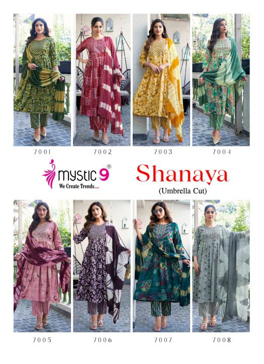 Mystic 9 Shanaya Vol 7 creative india kurti palace delhi