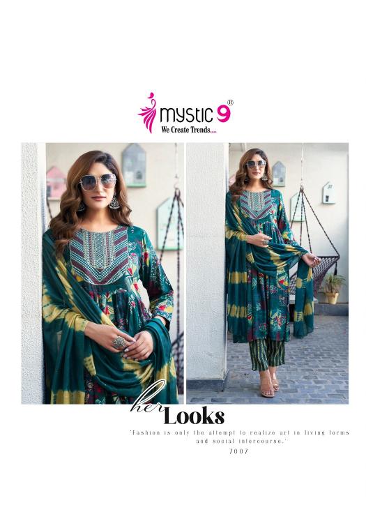 Mystic 9 Shanaya Vol 7 creative india kurti palace delhi