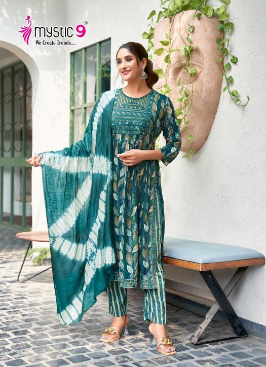 Mystic 9 Simran Vol 7 pakistani kurtis wholesale online