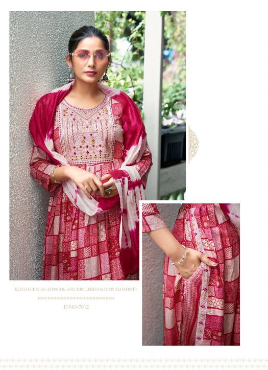 Mystic 9 Simran Vol 7 pakistani kurtis wholesale online