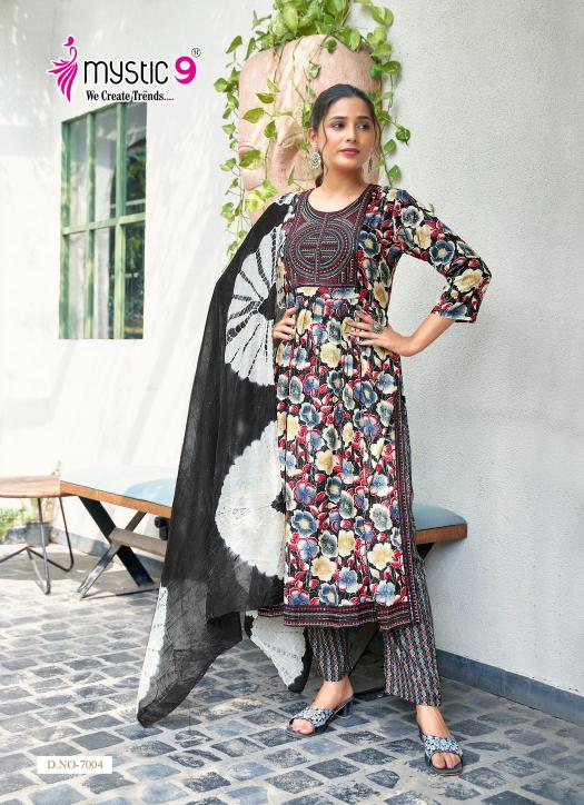 Mystic 9 Simran Vol 7 pakistani kurtis wholesale online