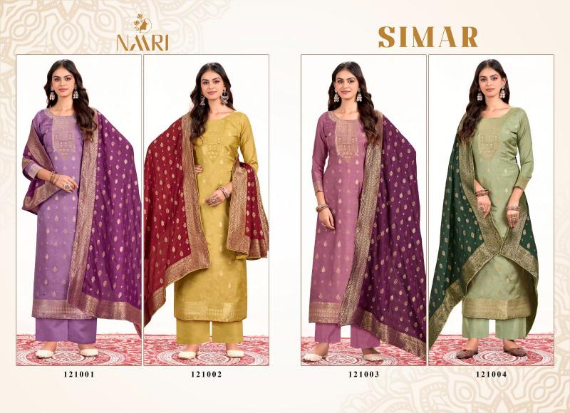 Naari Simar Pure muslin jacard salwar kameez wholesale catalog