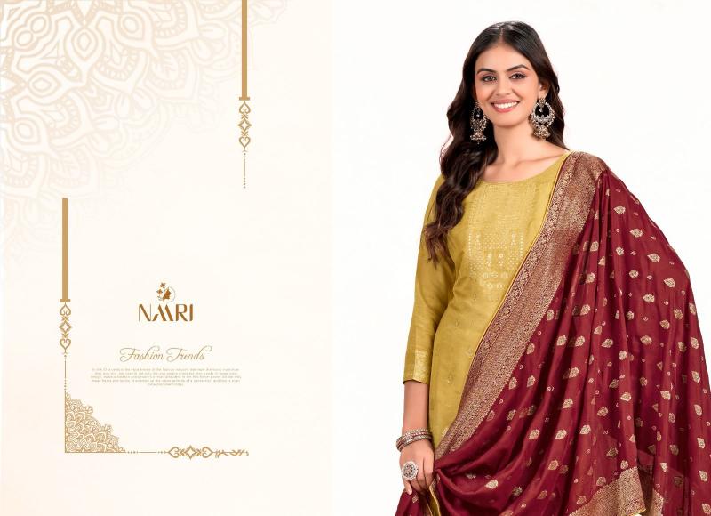 Naari Simar Pure muslin jacard salwar kameez wholesale catalog